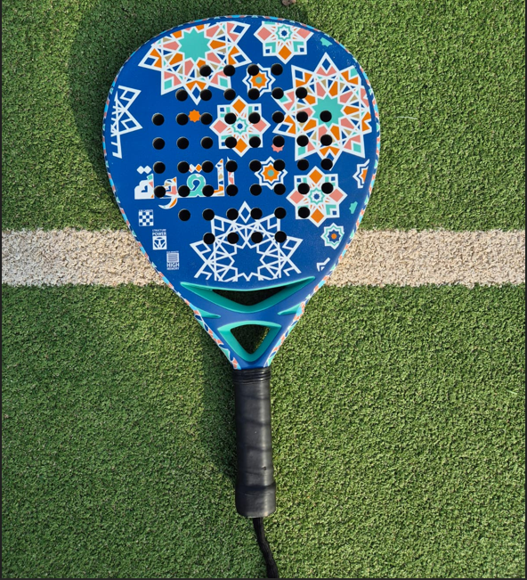 ALQUA ZELIGE 12K - raquette de padel design zellige marocain