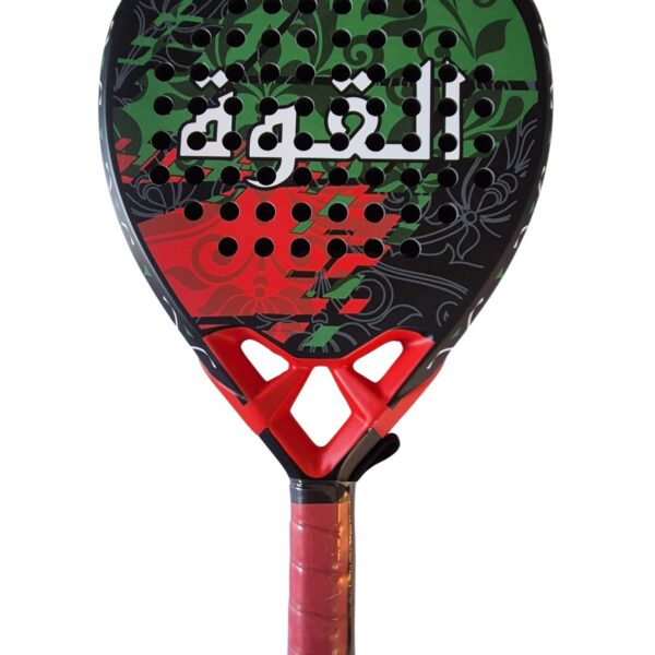 ALQUA X1 PRO - raquette de padel 18K carbone, grip rouge