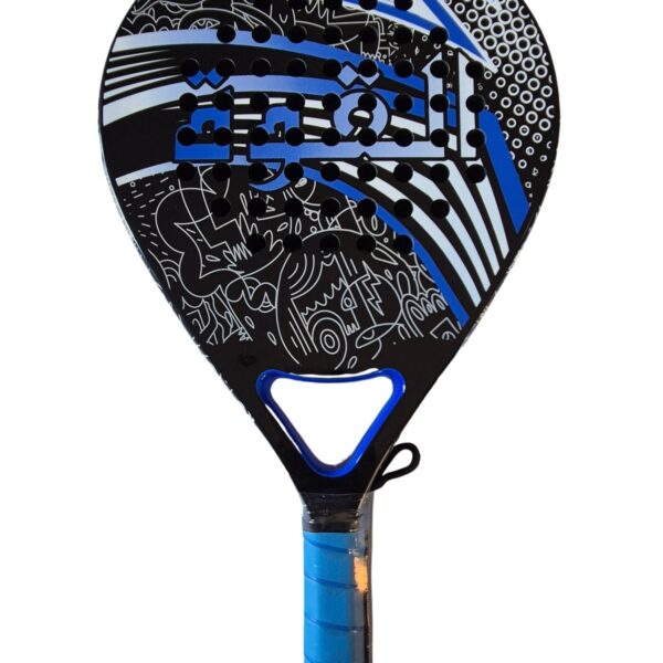 ALQUA I1 - raquette de padel intermediaire 3K carbone, grip bleu